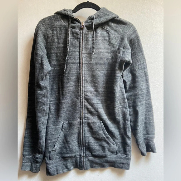 TNA Aritzia full zip fleece cotton hoodie Sz  S - Picture 1 of 9